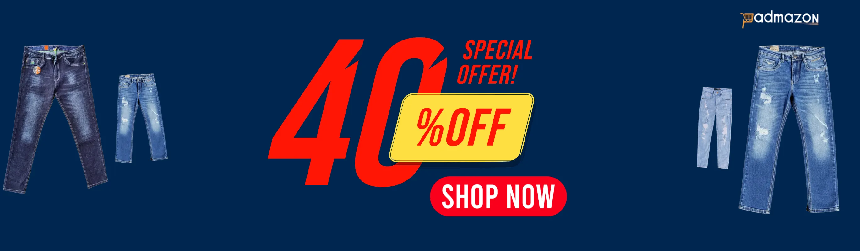 40% off in All Jeans pant